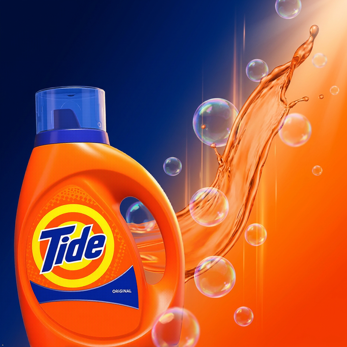 Tide Laundry Detergent Liquid Soap, Original, 32 Loads, 46 fl oz, 46 fl oz Tide