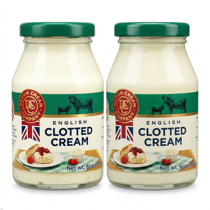 The Devon Cream Company Clotted Cream 6 oz (Pack of 2) The Devon Cream Company