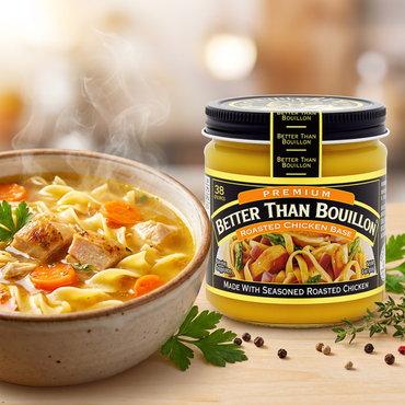 Better Than Bouillon Roasted Chicken Base, Made with Seasoned (Pack of 2) Better Than Bouillon