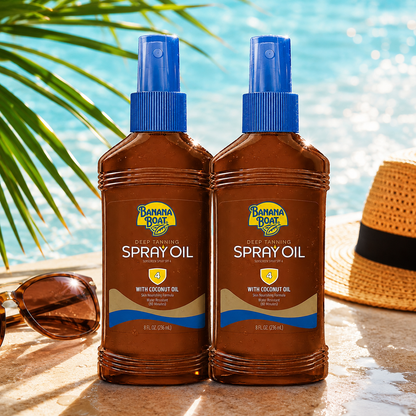 Banana Boat Deep Tanning SPF#4 Spray Oil With Coconut Oil 236ml