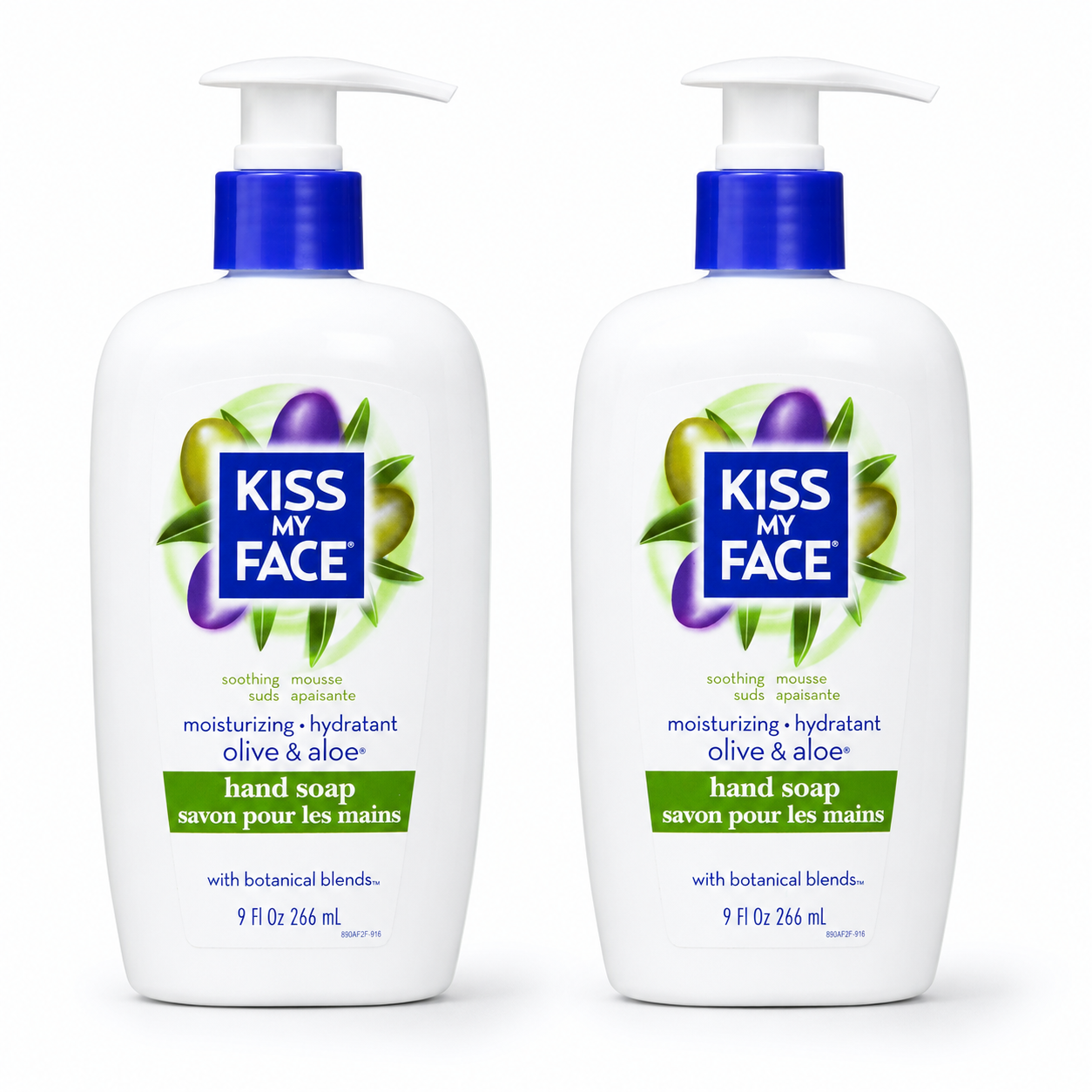 Kiss My Face Moisture Liquid Hand Soap Olive Oil & Aloe Vera Green 54 fl oz