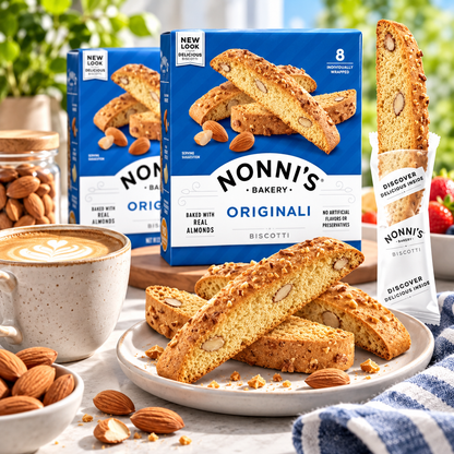 Nonnis Biscotti Original 5.52 oz (Pack of 2) Nonni's