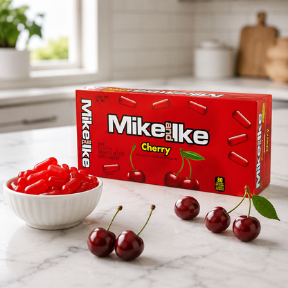 Mike and Ike Cherry Chewy Candies 0.78 oz Box (Pack of 24)