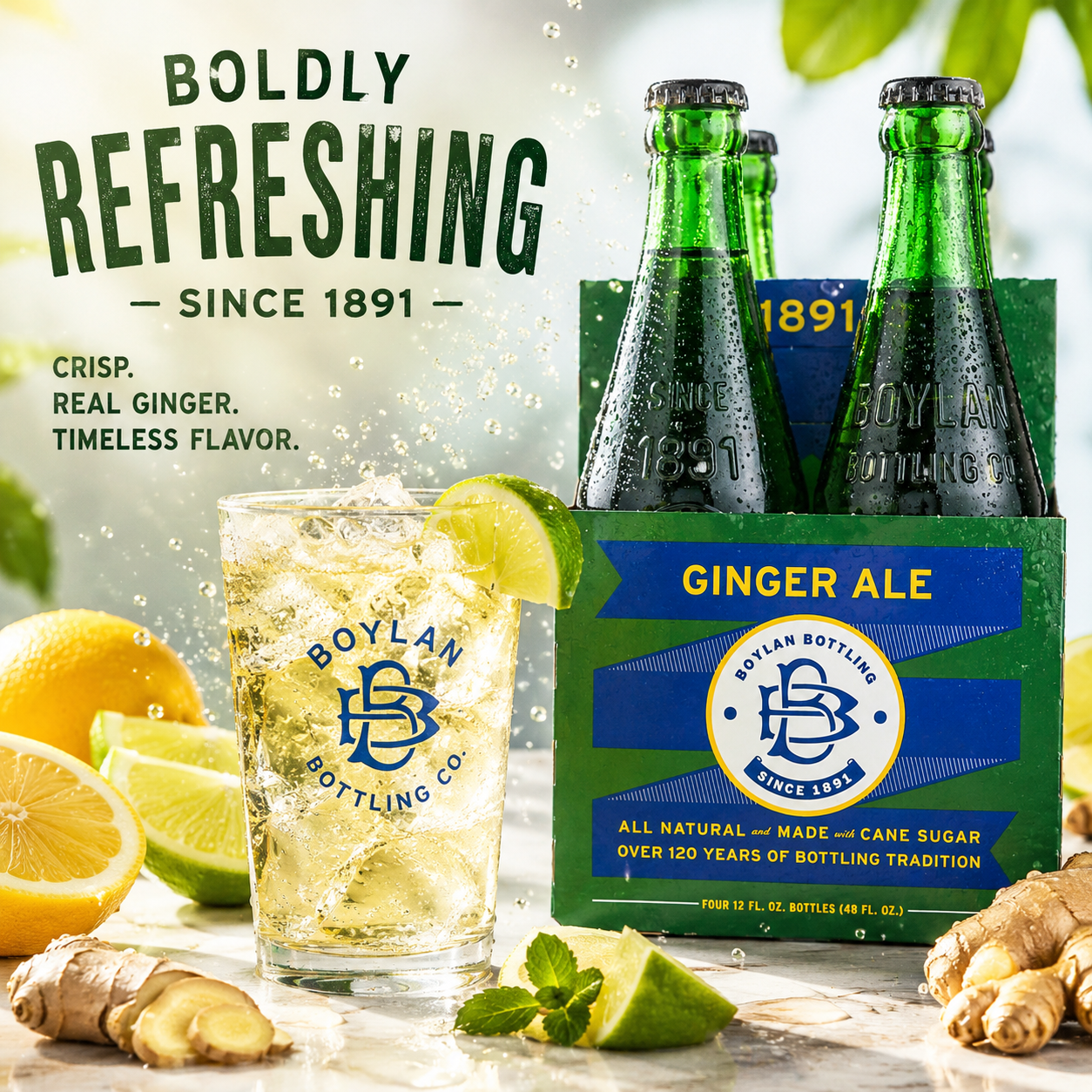Boylan Bottling Co Ginger Ale 12 fl oz