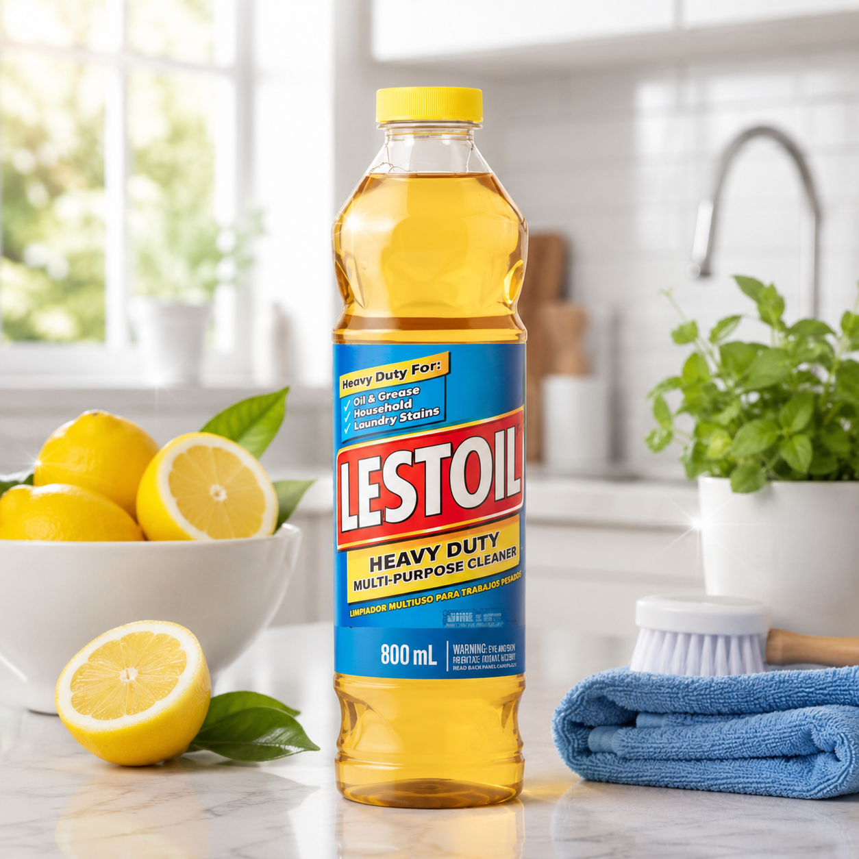 Lestoil Heavy Duty Multi-Purpose Cleaner, No Scent Grease and Stain Remover 28 ounce Liquid