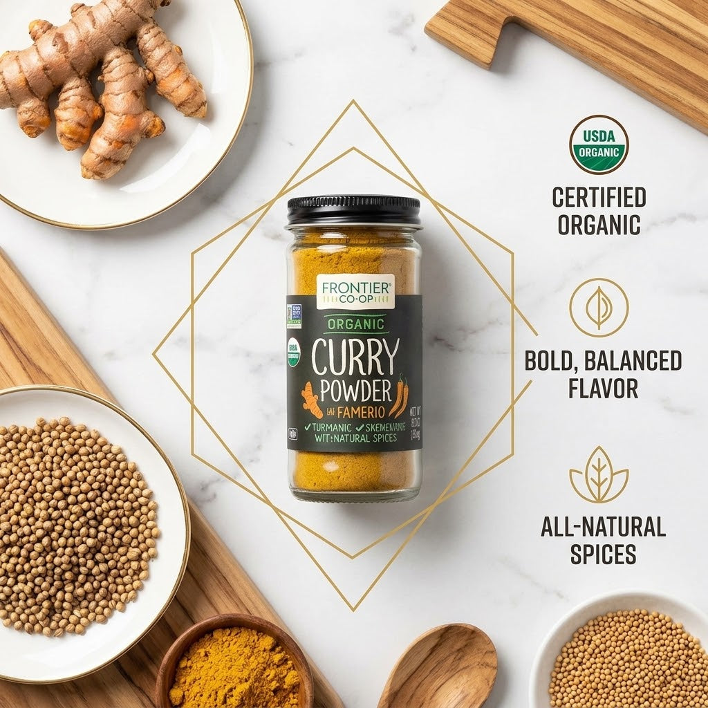 Frontier Co-op Frontier Herb Curry Powder Seasoning Blend - Organic - 1.90 oz Frontier Co-op