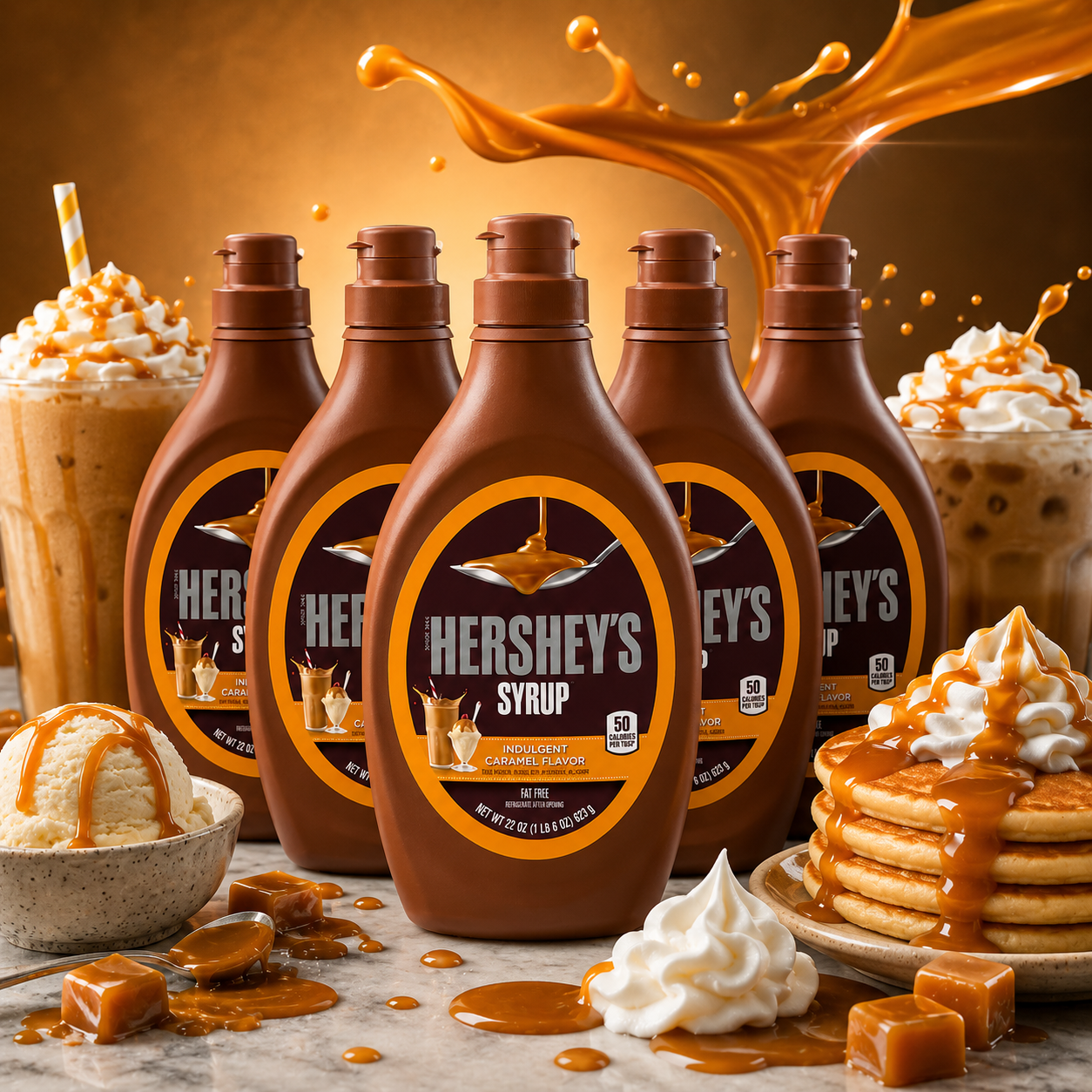 HERSHEY'S Caramel Syrup 22 oz