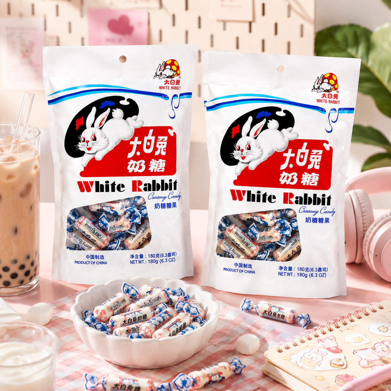 Z. Emma White Rabbit Creamy Candy 6.3 Oz (Pack of 2)