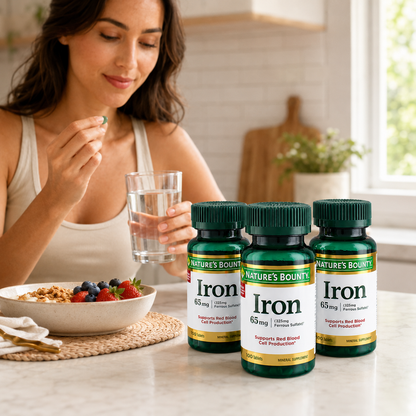 Nature's Bounty Iron Tablets 65 mg 100 ct