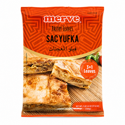Merve Turkish Pastry Leaves Sac Yufka 3+1 Leaves 17.64 oz