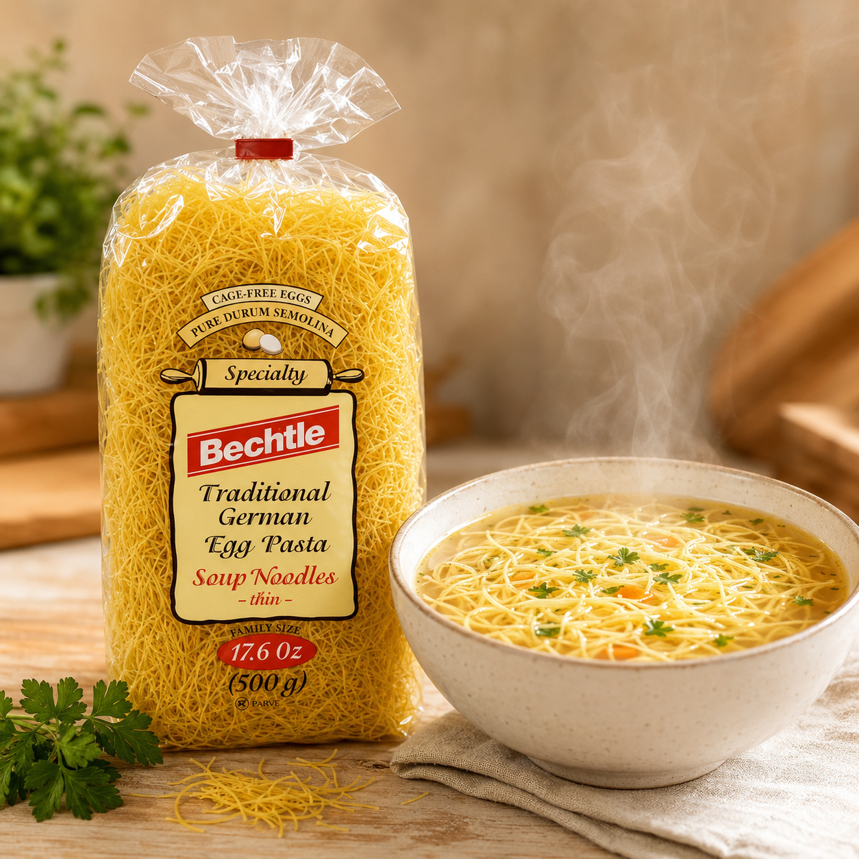Bechtle German Egg Noodles Thin 17.6 oz