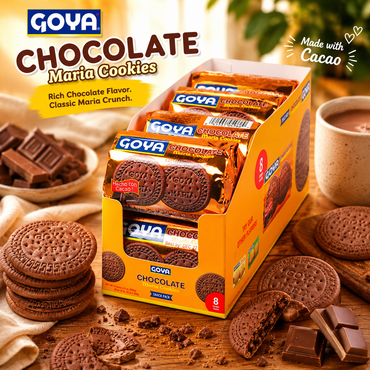 Goya Foods Chocolate Maria Cookies, 3.5 Ounce (Pack of 8)