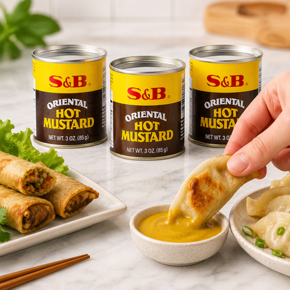 S&B Oriental Hot Mustard, 3 oz (Pack of 3)