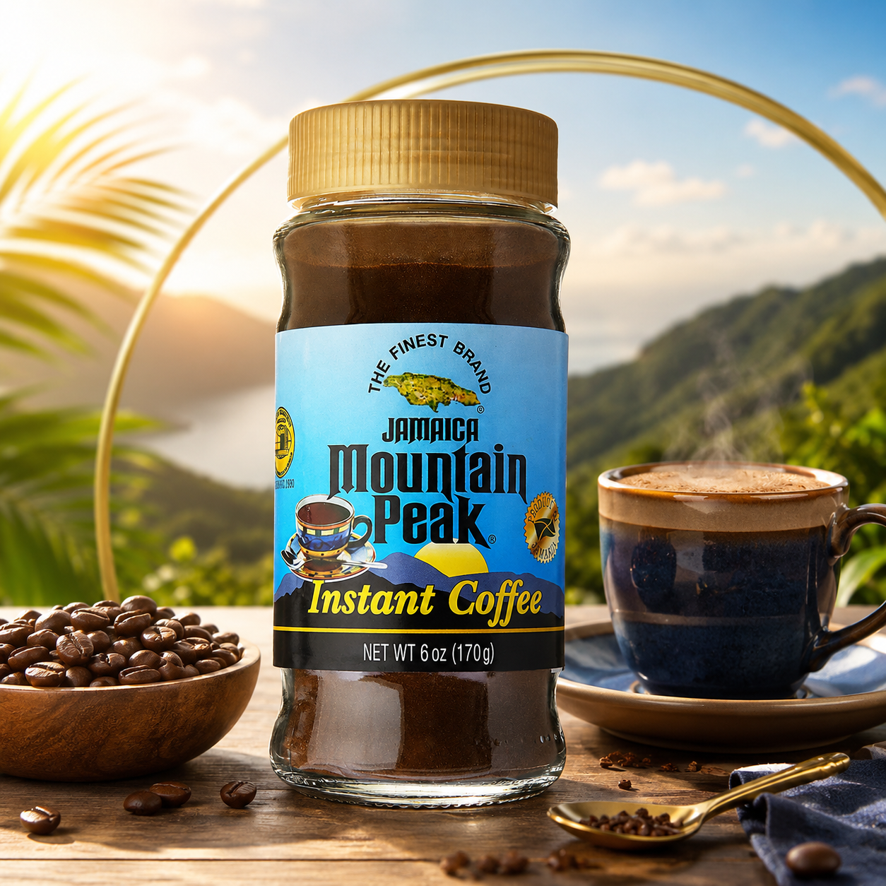 Jamaica Mountain Peak Instant Coffee 6 oz