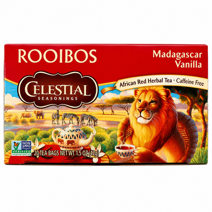 Celestial Seasonings Madagascar Vanilla Red Tea 20 Count  Tea Bags (Pack of 20)