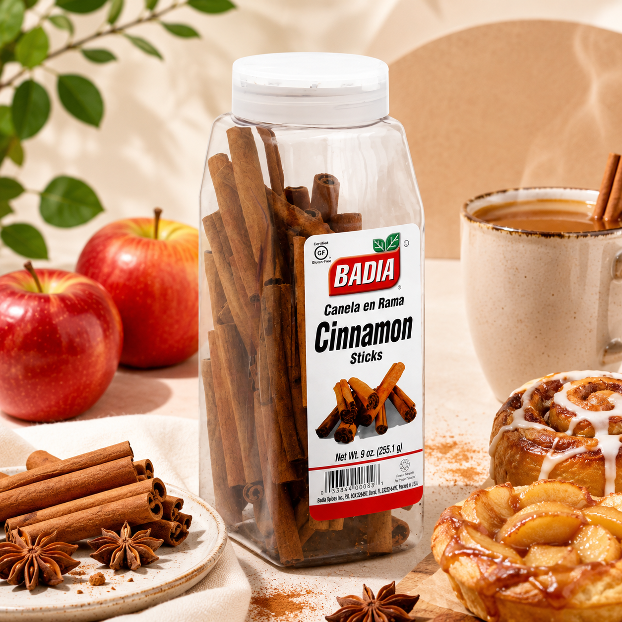Badia Cinnamon Sticks Dried Plant 8 oz