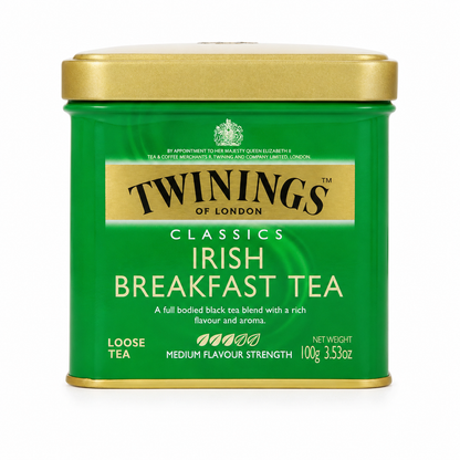 Twinings of London Irish Breakfast Loose Tea Tin 3.53 oz