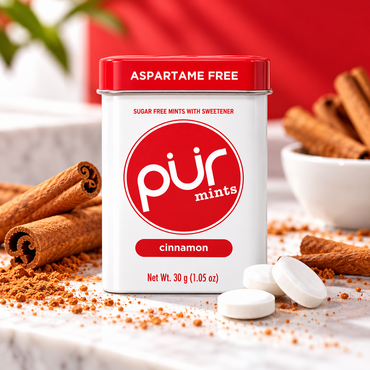 PUR Mints - Aspartame-Free - Made with Xylitol - Sugar-Free (Pack of 12) PUR Mints
