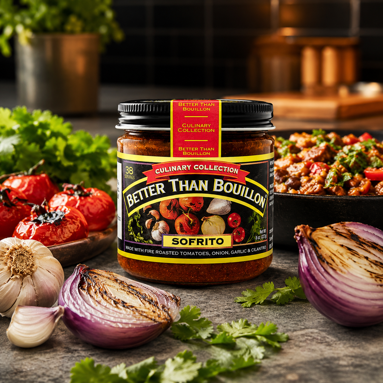 Better Than Bouillon Sofrito Base Concentrated Flavoring 8-Ounce Glass Jar 38 Servings