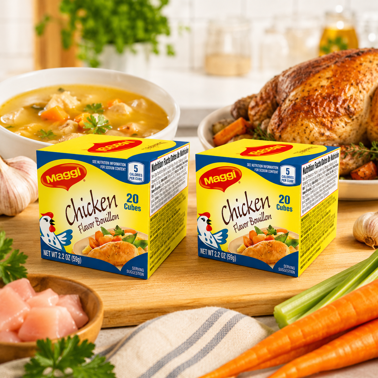 Maggi Chicken Bouillon Cubes 20ct