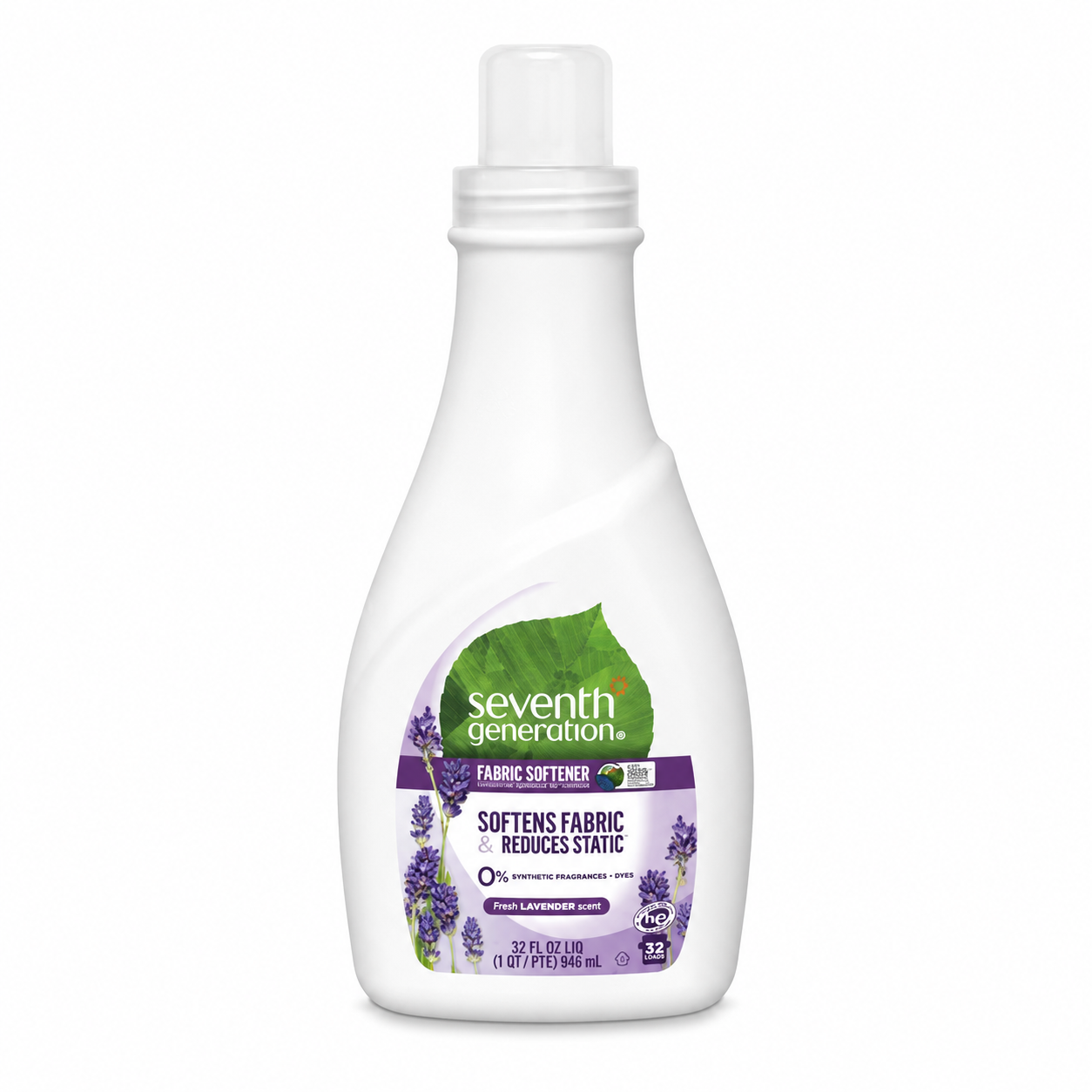 Seventh Generation Fabric Softener Lavender 32 Fluid Ounce