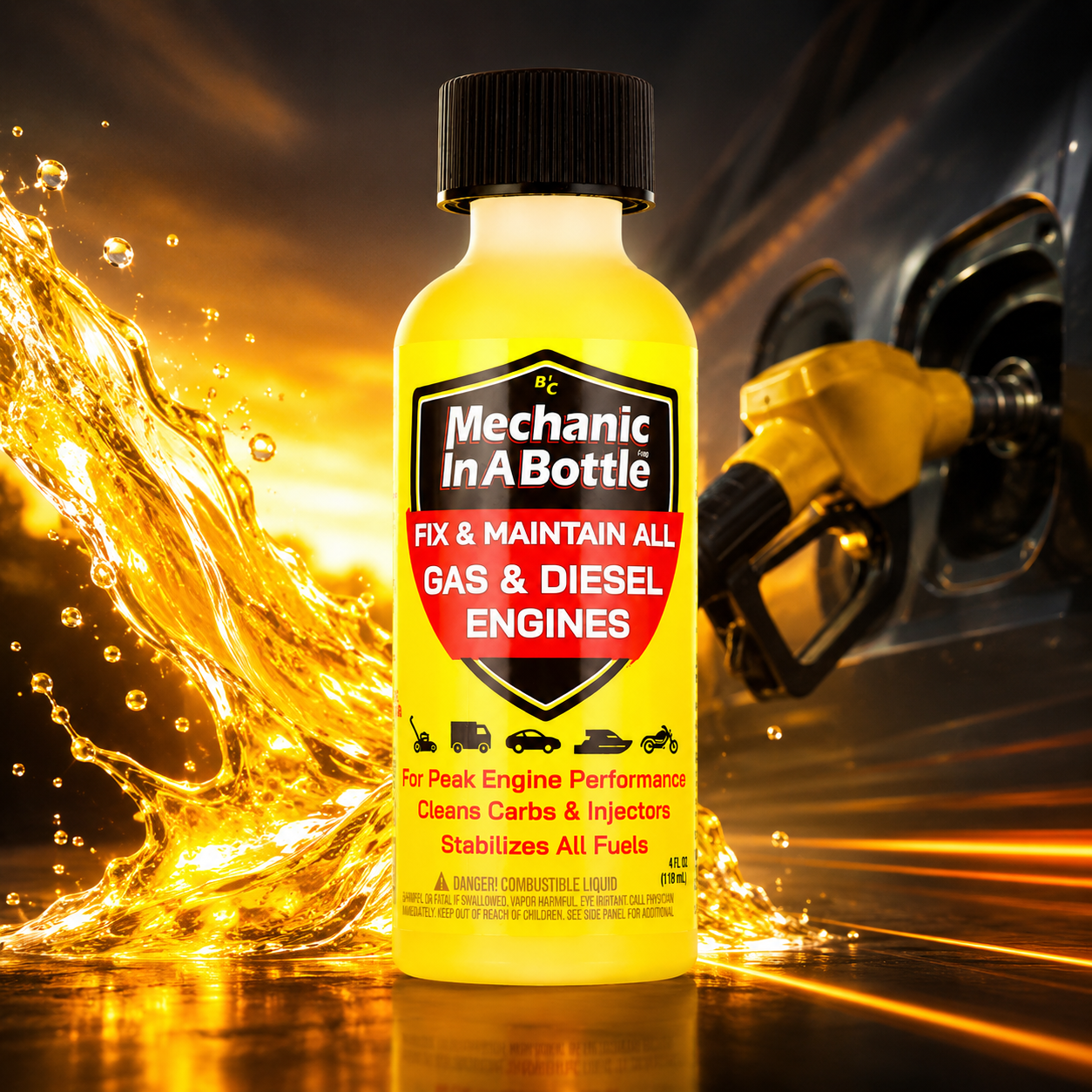 Mechanic in A Bottle 4 oz Bottle (Pack of 2)