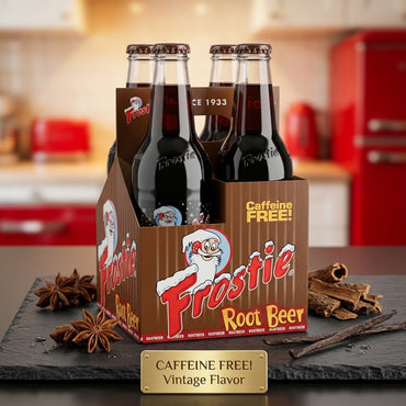 Frostie Soda 12 oz Glass Bottles (Root Beer, 4) Frostie