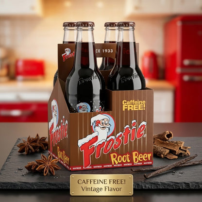 Frostie Soda 12 oz Glass Bottles (Root Beer, 4) Frostie