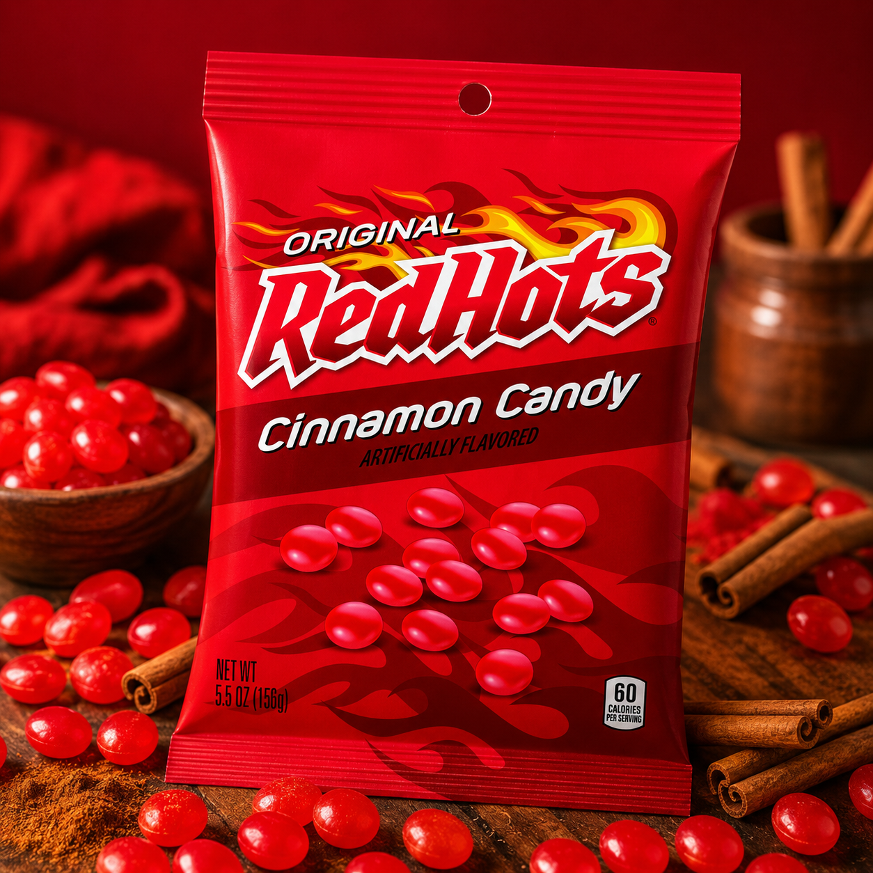 Ferrara RedHots Original Cinnamon Hard Candy 5.5 oz