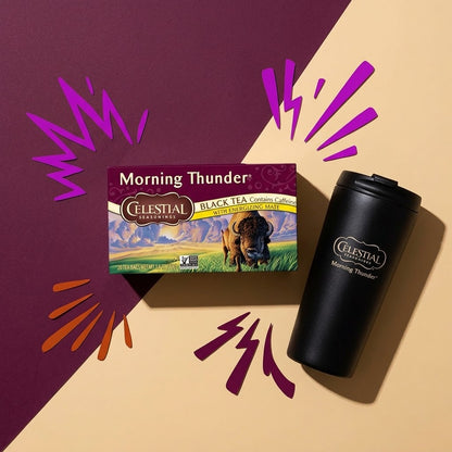 Celestial Seasonings Black Tea, Morning Thunder, 20 Count Celestial Seasonings