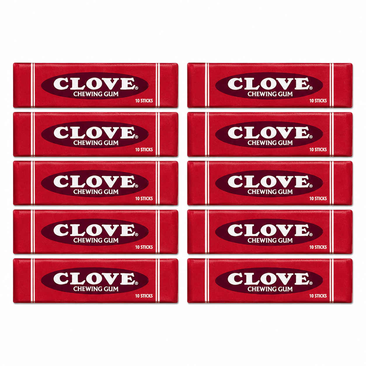 Clove Gum 5 Sticks Chewing Gum