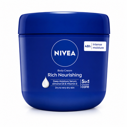 Nivea Rich Nourishing Body Cream Dry Skin Almond Oil 400 ml