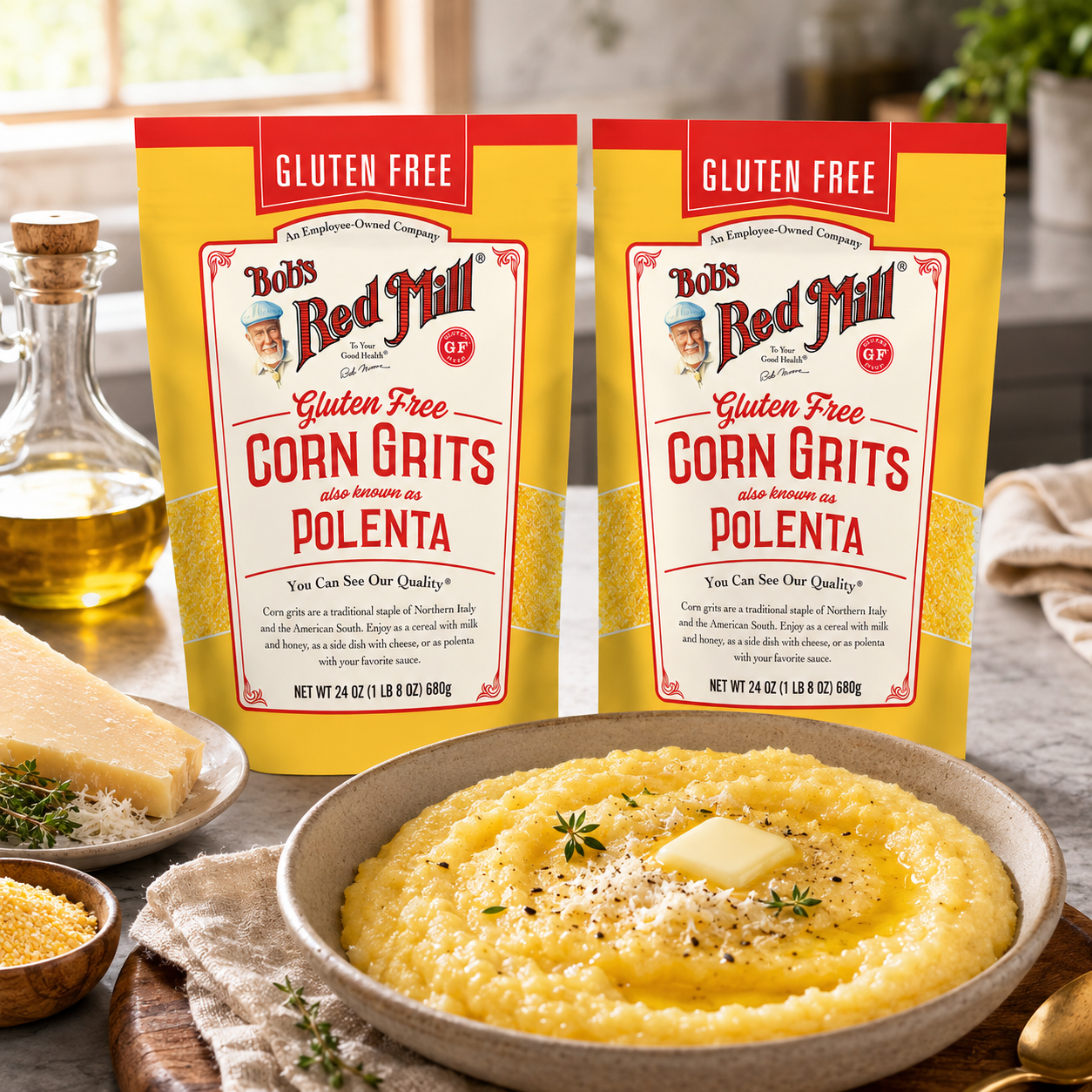 Bob's Red Mill Gluten Free Polenta Corn Grits 24 oz