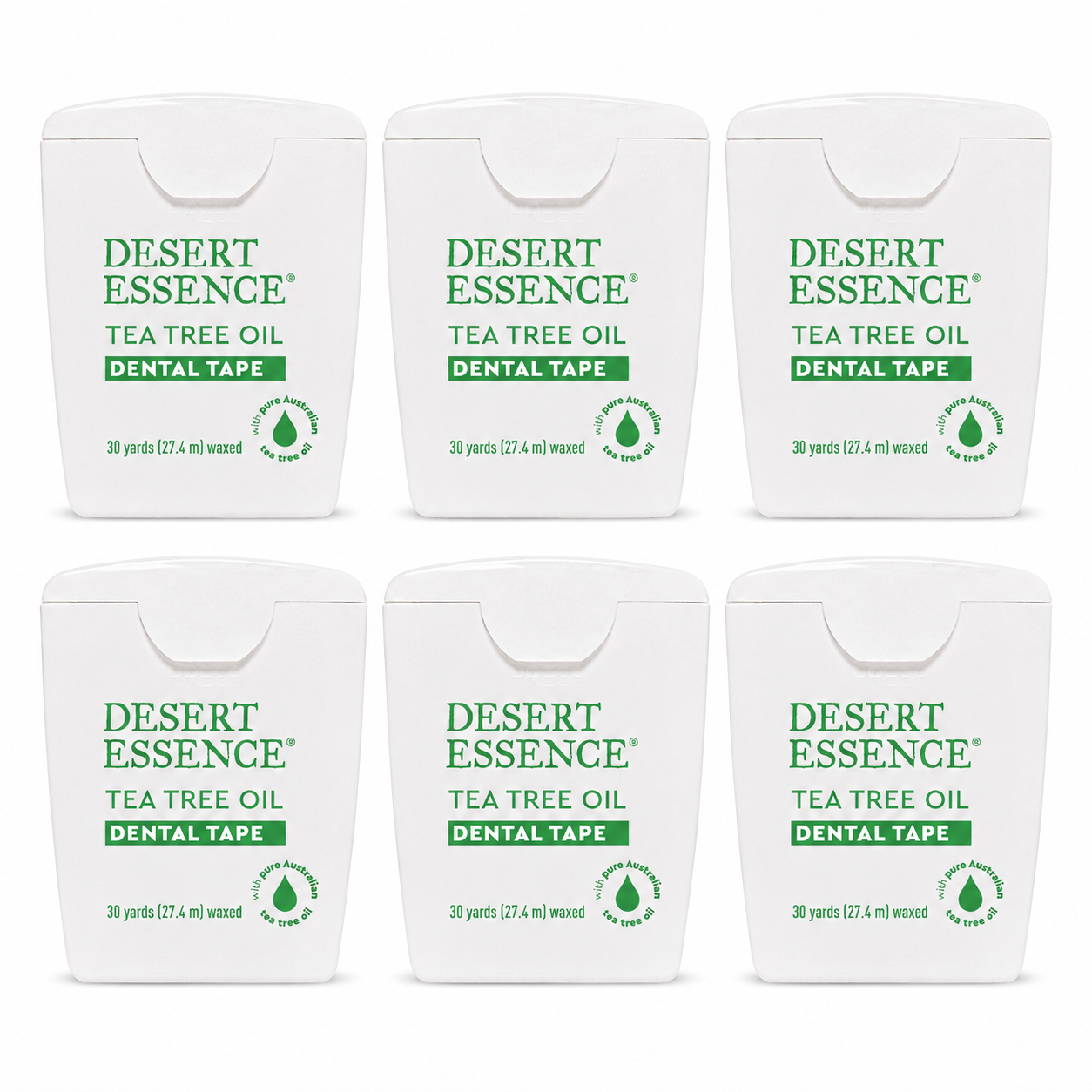 Desert Essence Tea Tree Oil Dental Tape 30 Yards Naturally