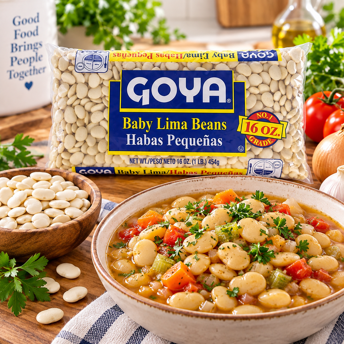 Goya Baby Lima/Habas Pequenas 16 oz (Pack of 3). Goya