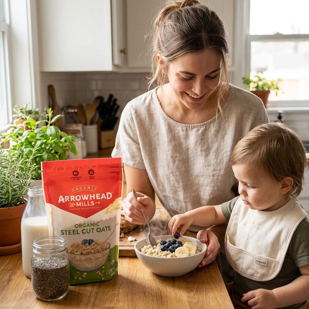 Arrowhead Mills, Oats Steel Cut Gluten Free Organic, 24 oz Arrowhead Mills