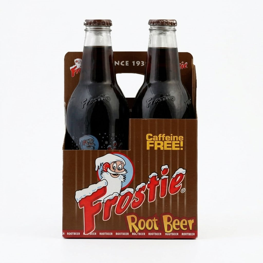 Frostie Soda 12 oz Glass Bottles (Root Beer, 4) Frostie