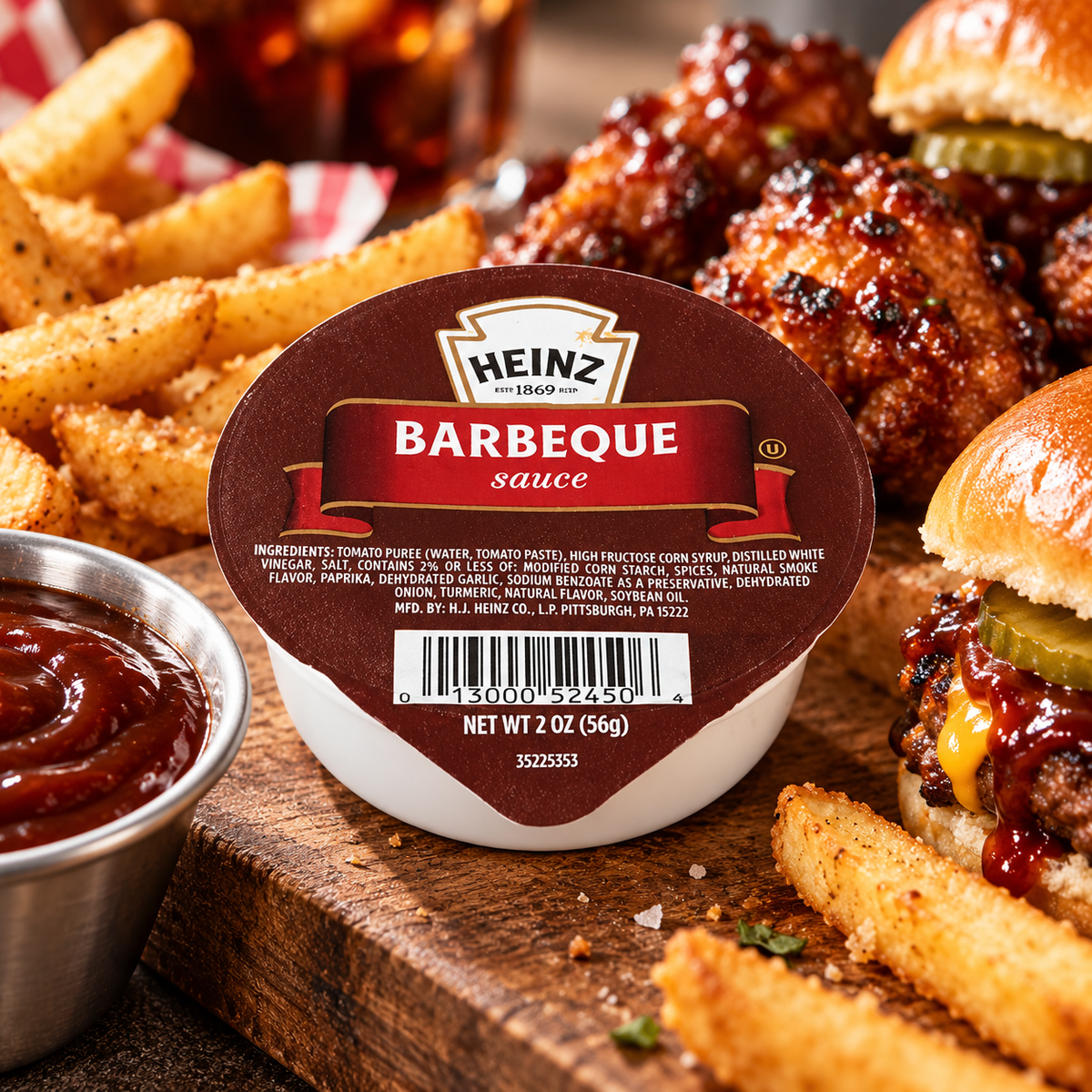 Heinz Barbecue Sauce Single Serve (60 Count, 2 oz Cups) Heinz