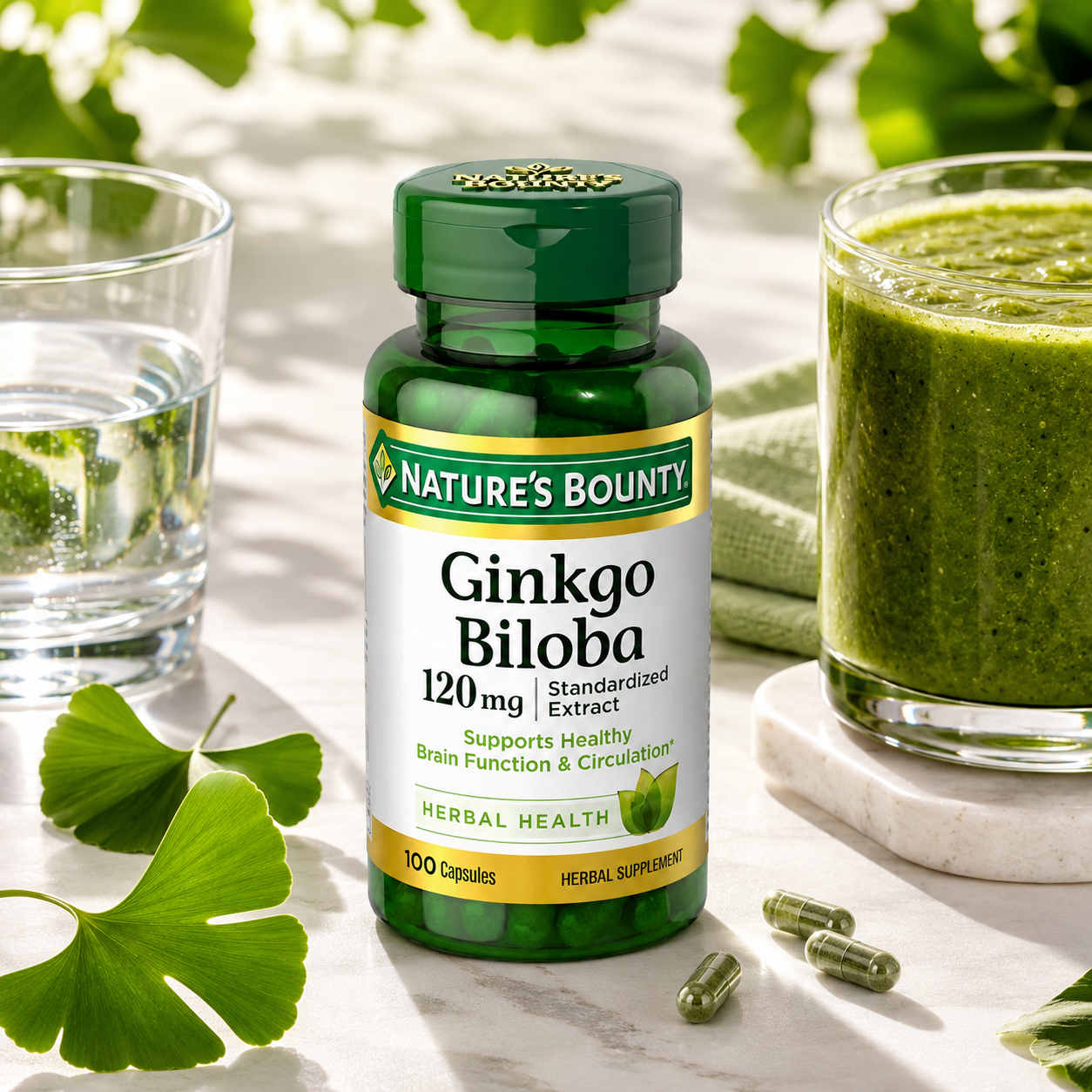 Nature's Bounty Ginkgo Biloba Capsules 200 ct 0.00 oz