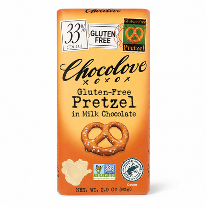 Chocolove Pretzel in Milk Chocolate Gluten-Free 2.9 oz