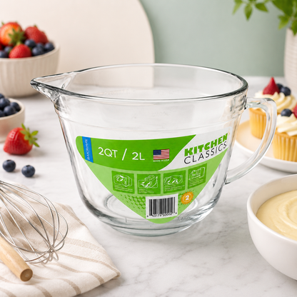 Kitchen Classics 2 Quart Batter Bowl, Mix and Measure