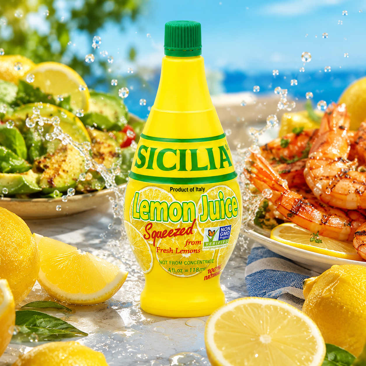 Sicilia Fresh Squeezed Lemon Juice 4 oz