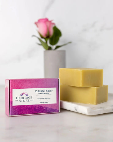 HERITAGE STORE Colloidal Silver Soap 3.5 oz