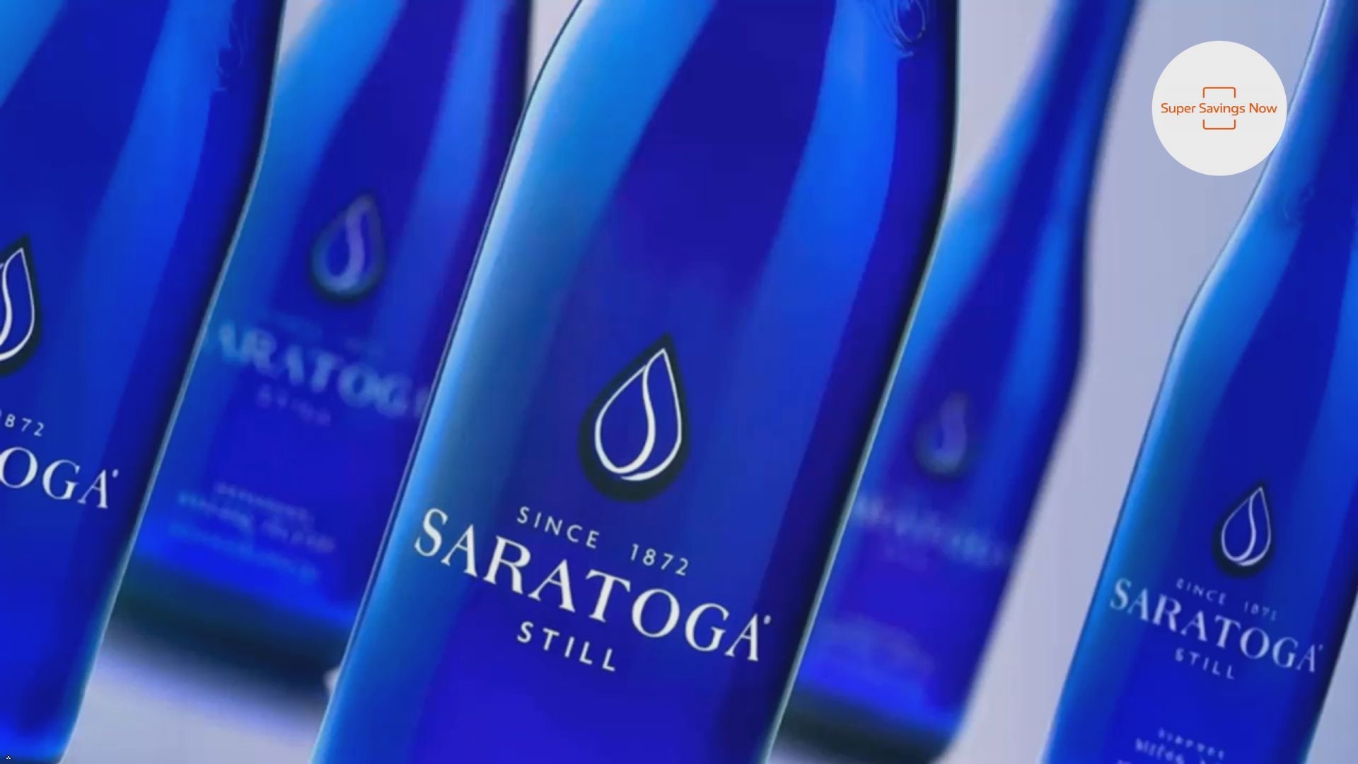 Saratoga Still Natural Spring Water, 12oz Glass Bottles (3 Pack)