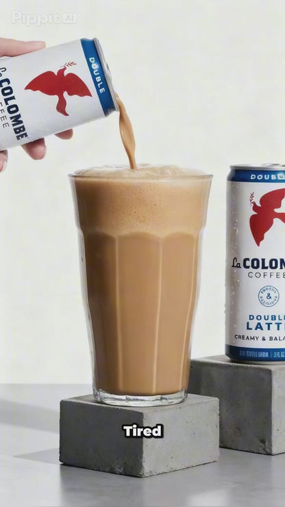 La Colombe Double Shot Draft Latte Cold-Pressed Espresso and Frothed Milk 9 Fluid oz Ready to Drink Grab And Go Coffee