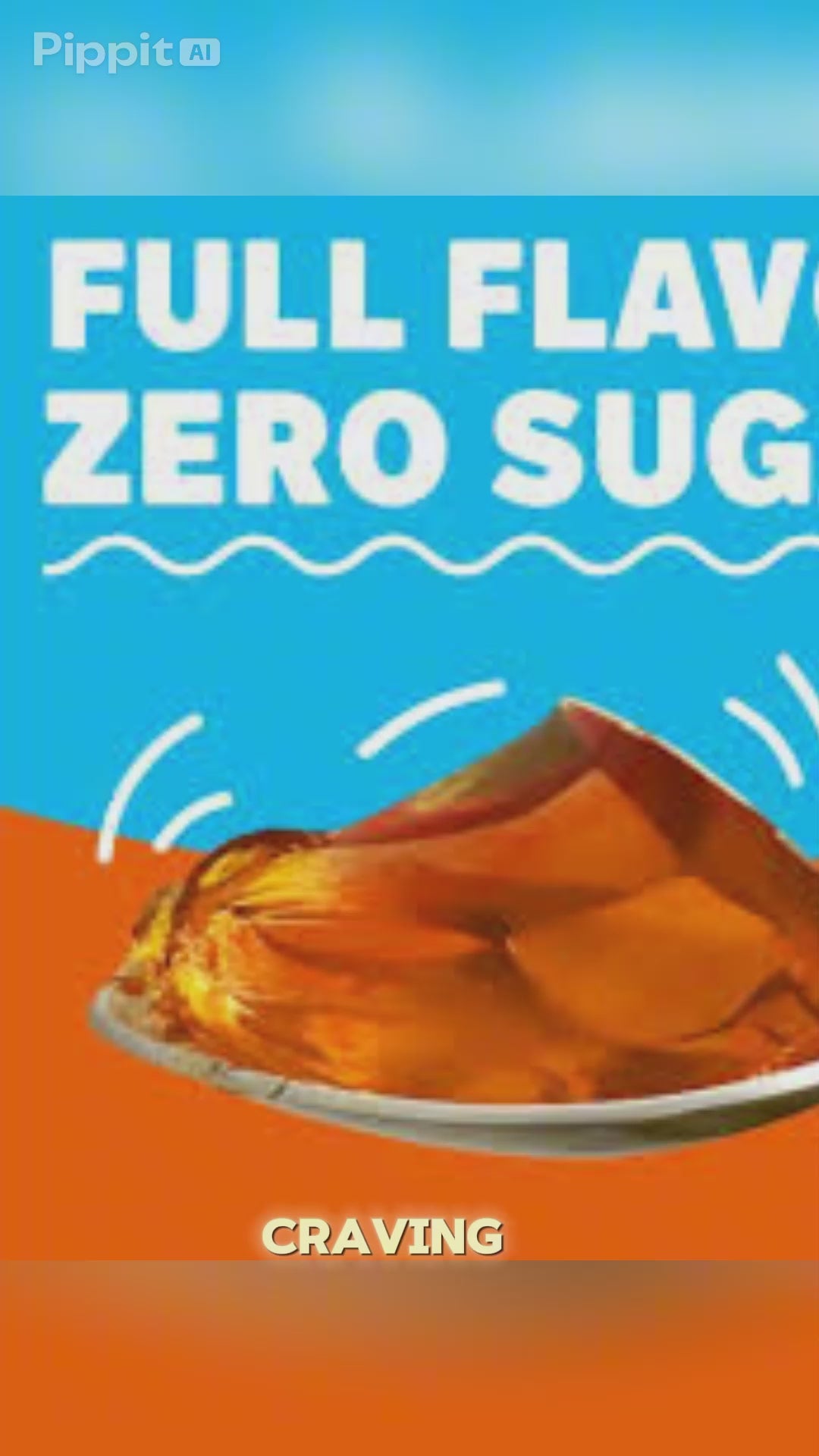Jell-O Zero Sugar Gelatin Dessert Mix Orange 0.30 oz (Pack of 6)