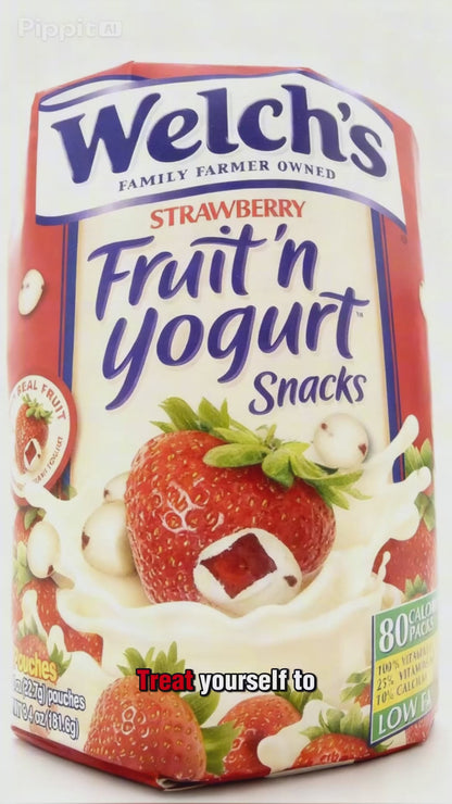 Welch's Strawberry Fruit 'n Yogurt Snacks 8 Pouches