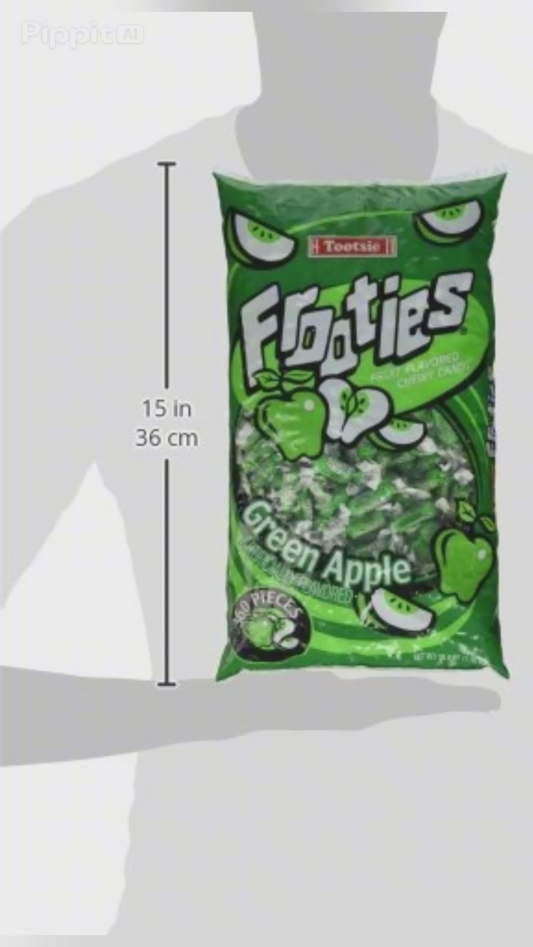 Tootsie Rolls Frooties Green Apple Candy Chewy Fruit Flavored Treats