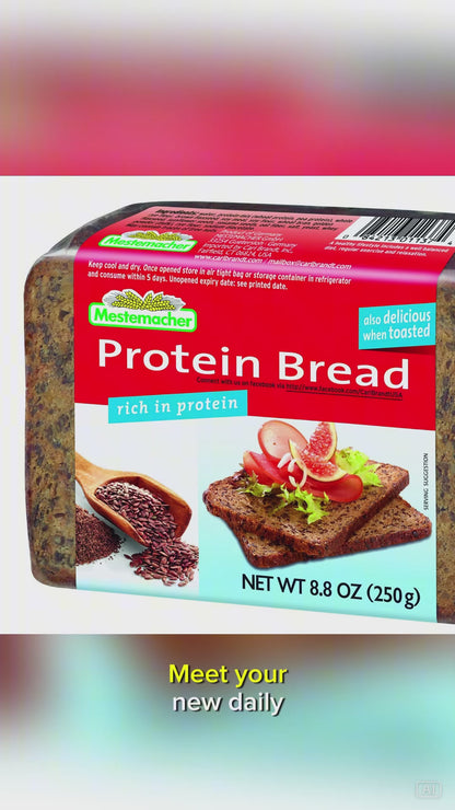 Mestemacher Protein Bread, 8.8 Ounce (Pack of 9)