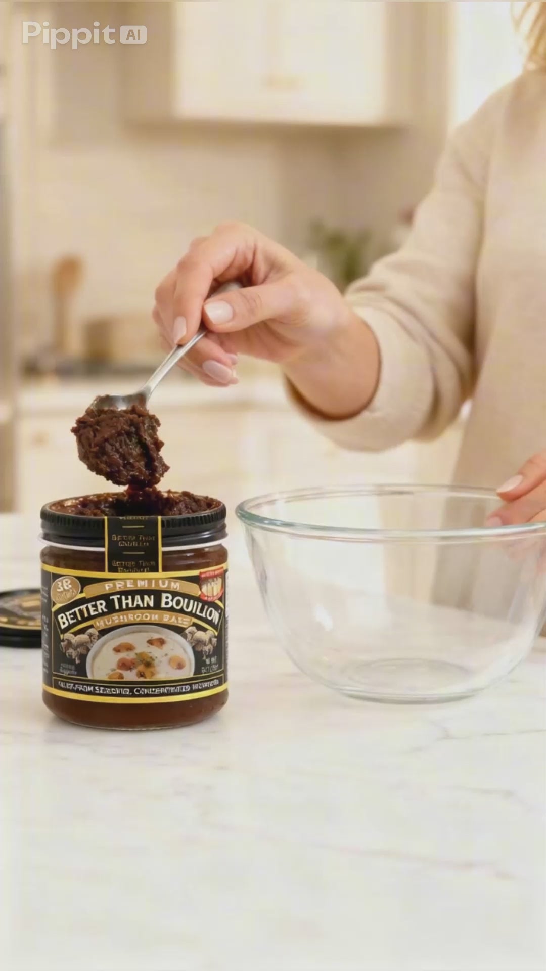 Better Than Bouillon Premium Mushroom Base Made from Seasoned & Concentrated Mushrooms Makes 9.5 Quarts of Broth 38 Servings 8 oz